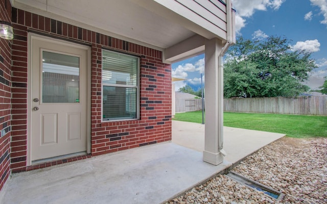 17515 Prospect Meadows Dr, Houston, TX 77095 - fenced backyard featuring a patio