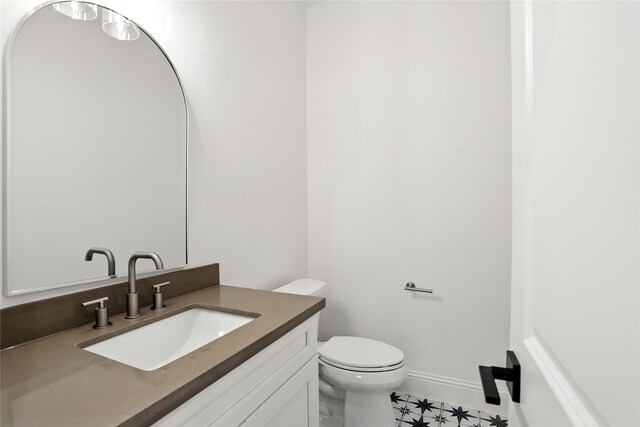 4951 Glenmeadow Dr, Houston, TX 77096 - half bath with vanity and toilet