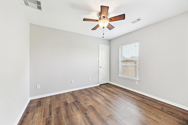 6910 Lamar Park Ln, Houston, TX 77049 - unfurnished room with wood finished floors and ceiling fan