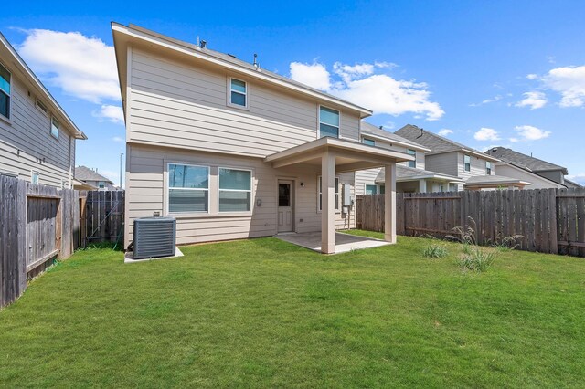 7726 Granite Terrace Ln, Houston, TX 77083 - back of house featuring a patio and a fenced backyard