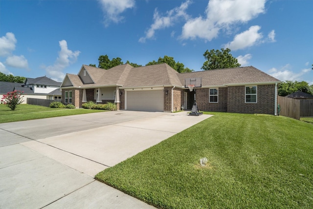 12118 Enclave Ct, Santa Fe, TX 77510 - view of front of property featuring brick siding, an attached garage, driveway, and roof with shingles