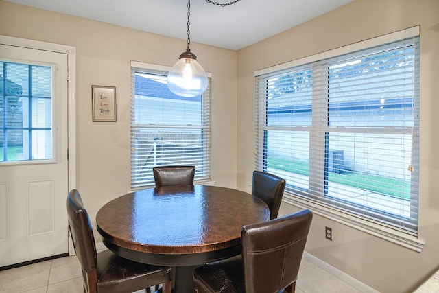 22419 Kent Falls Dr, Katy, TX 77450 - dining area with light tile patterned floors and healthy amount of natural light