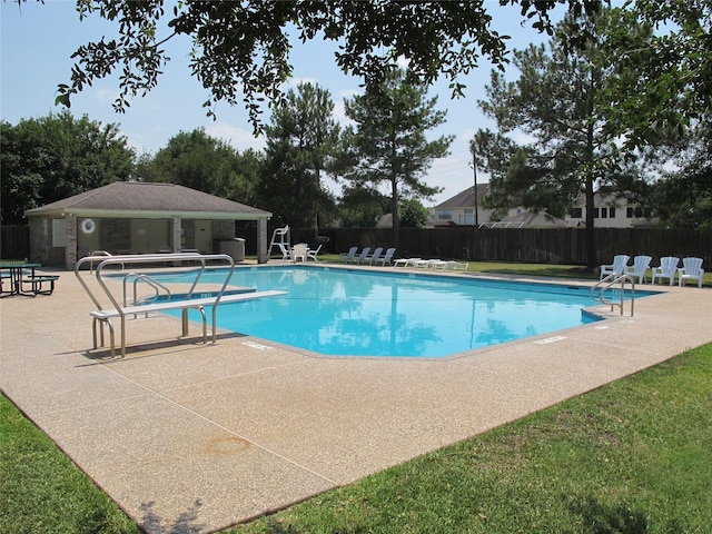 22419 Kent Falls Dr, Katy, TX 77450 - community pool featuring a patio area