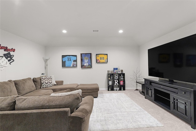 18519 Orono Ridge Trl, Richmond, TX 77407 - carpeted living room featuring recessed lighting and baseboards