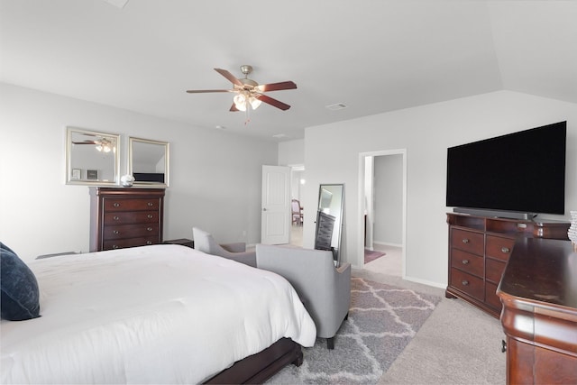 18519 Orono Ridge Trl, Richmond, TX 77407 - bedroom with light colored carpet and ceiling fan