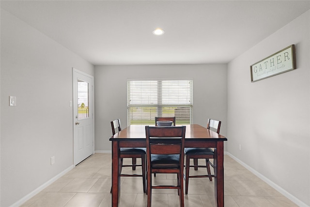 18519 Orono Ridge Trl, Richmond, TX 77407 - dining area featuring healthy amount of natural light, light tile patterned floors, and recessed lighting