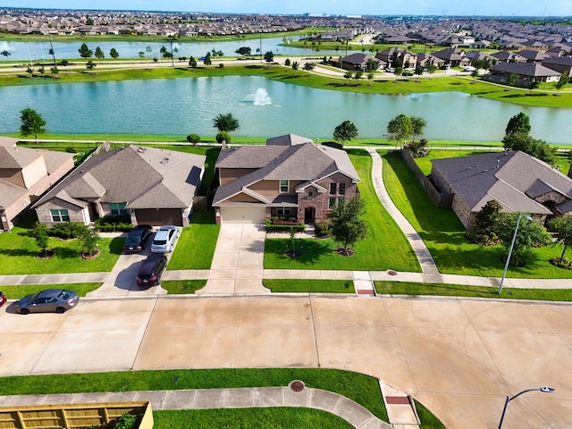 18519 Orono Ridge Trl, Richmond, TX 77407 - aerial perspective of suburban area featuring a nearby body of water