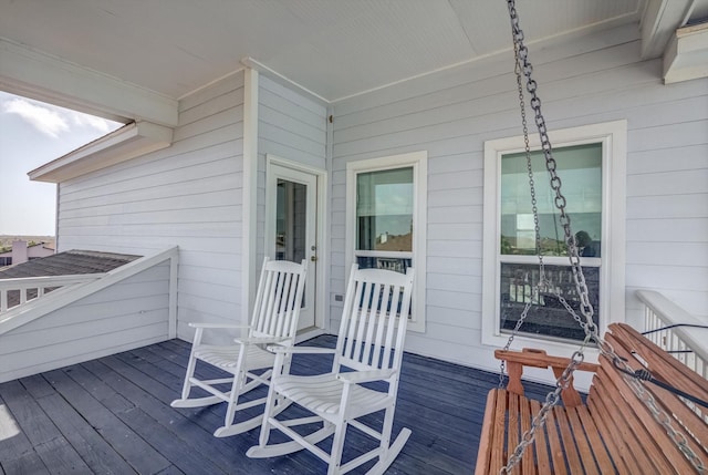 4216 Karankawa Way, Jamaica Beach, TX 77554 - view of deck