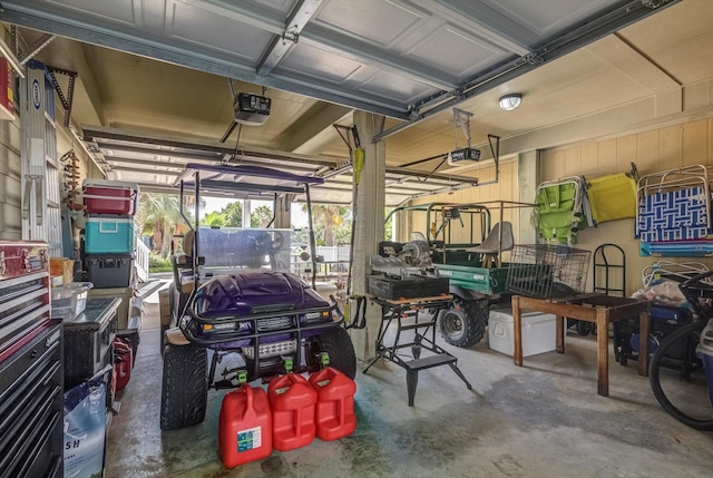 4216 Karankawa Way, Jamaica Beach, TX 77554 - garage featuring a garage door opener