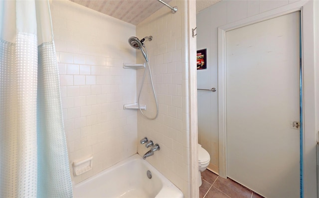 826 Kentucky St, Deer Park, TX 77536 - full bath with shower / bath combo and tile patterned floors