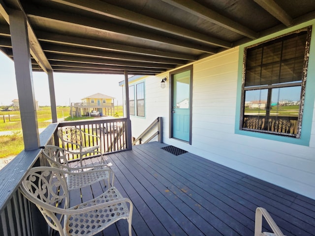 714 Caisson St, Surfside Beach, TX 77541 - view of deck