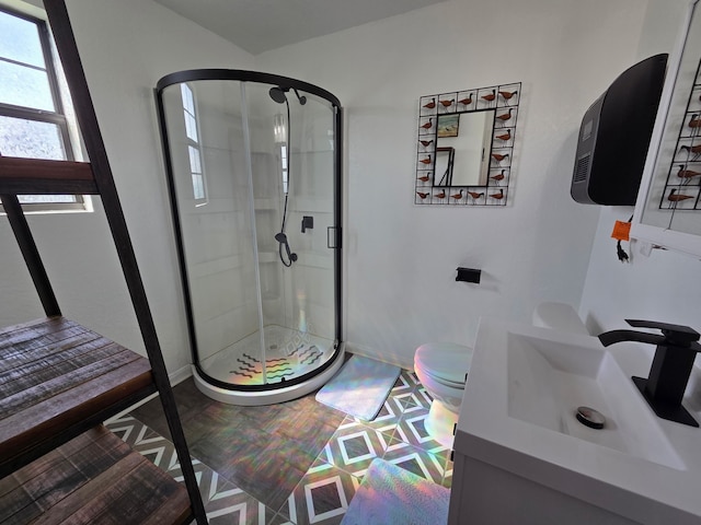 714 Caisson St, Surfside Beach, TX 77541 - full bathroom with a stall shower and vanity