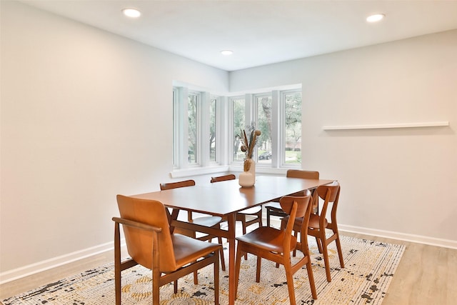 1711 Mossy Stone Dr, Houston, TX 77077 - dining space featuring recessed lighting and light wood-style flooring