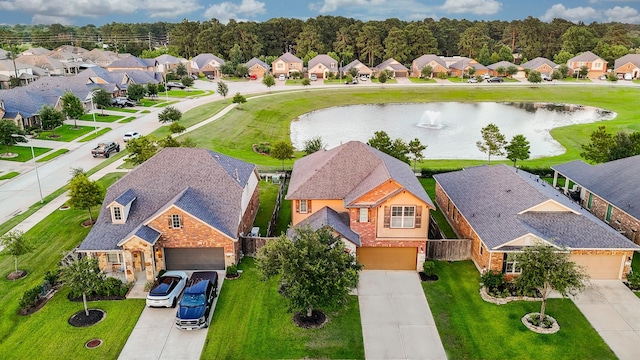 18534 Ariat Dr, Cypress, TX 77429 - aerial view of residential area with a large body of water