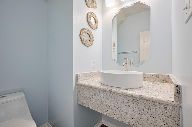3402 Santa Catalina Ct, Katy, TX 77450 - half bath featuring toilet and vanity