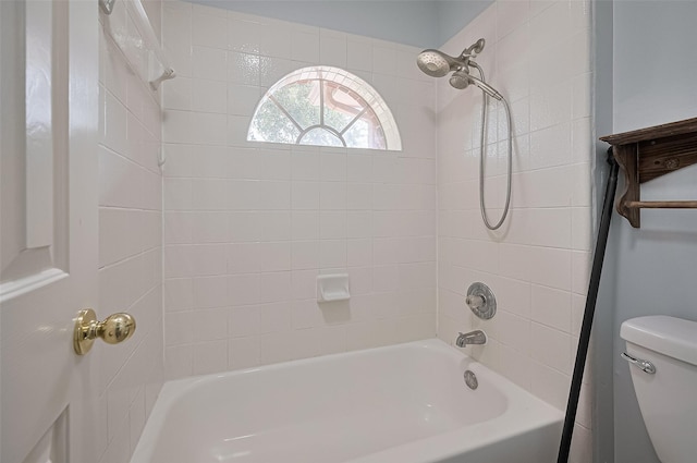 3402 Santa Catalina Ct, Katy, TX 77450 - full bath with toilet and washtub / shower combination
