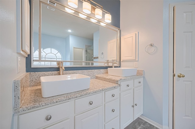3402 Santa Catalina Ct, Katy, TX 77450 - bathroom featuring double vanity