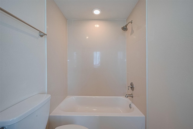 1035 E 28th St, Houston, TX 77009 - bathroom featuring toilet and shower / tub combination