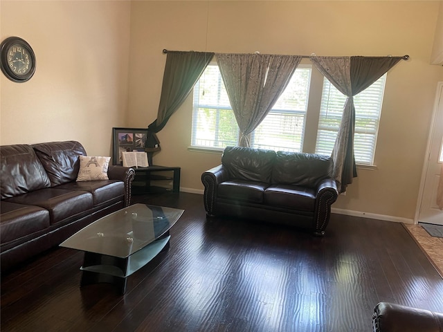 8615 Debbie Terrace Dr, Cypress, TX 77433 - living room featuring wood-type flooring