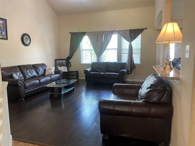 8615 Debbie Terrace Dr, Cypress, TX 77433 - living area with wood finished floors and baseboards