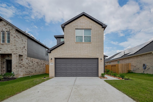27097 Kestrel Trl, Magnolia, TX 77354 - view of front of home featuring an attached garage, brick siding, and driveway