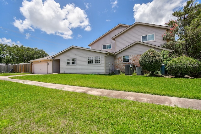 7719 Apache Plume Dr, Houston, TX 77071 - view of front of property with a garage and driveway