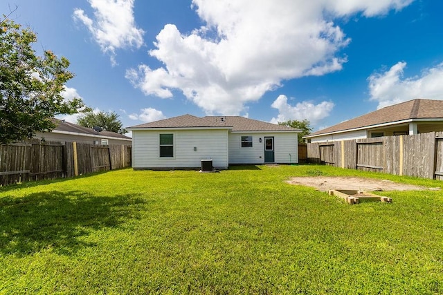 4310 Peppermint Hill Ln, Richmond, TX 77469 - rear view of house with a fenced backyard