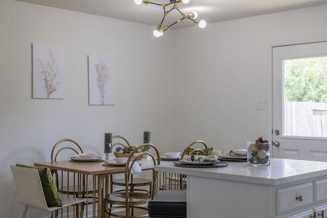 4310 Peppermint Hill Ln, Richmond, TX 77469 - dining room featuring a chandelier