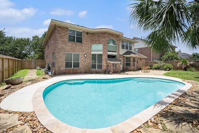4619 Jade Green Ct, Houston, TX 77059 - view of pool with a fenced backyard and a patio area