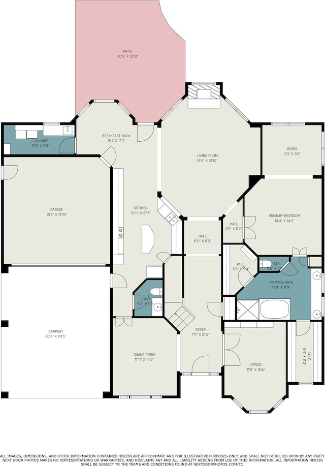 4619 Jade Green Ct, Houston, TX 77059 - view of property floor plan