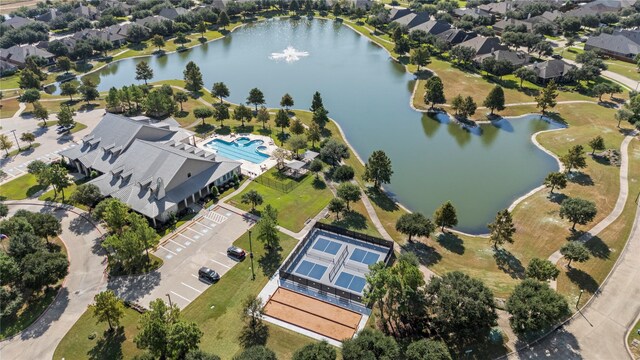 9418 Whispering Bald Cypress Ct, Cypress, TX 77433 - view of property location with a large body of water
