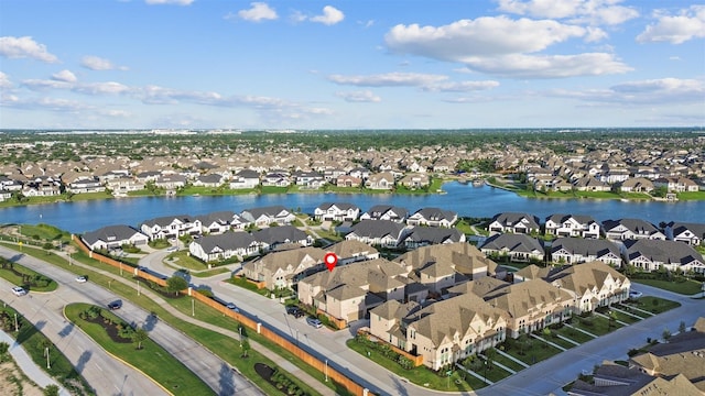 18247 Lakepoint Ridge Ln, Cypress, TX 77433 - aerial perspective of suburban area featuring a nearby body of water