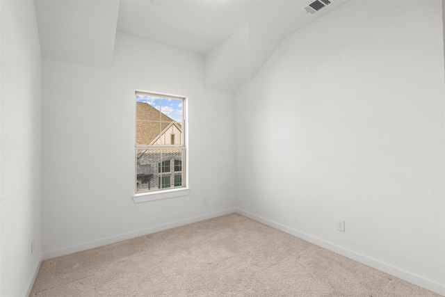 18247 Lakepoint Ridge Ln, Cypress, TX 77433 - carpeted empty room featuring baseboards and vaulted ceiling