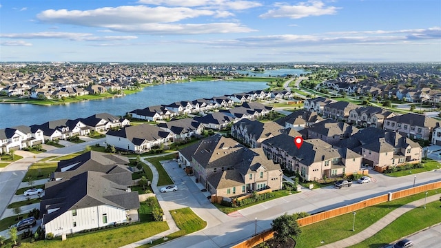 18247 Lakepoint Ridge Ln, Cypress, TX 77433 - aerial perspective of suburban area featuring a nearby body of water