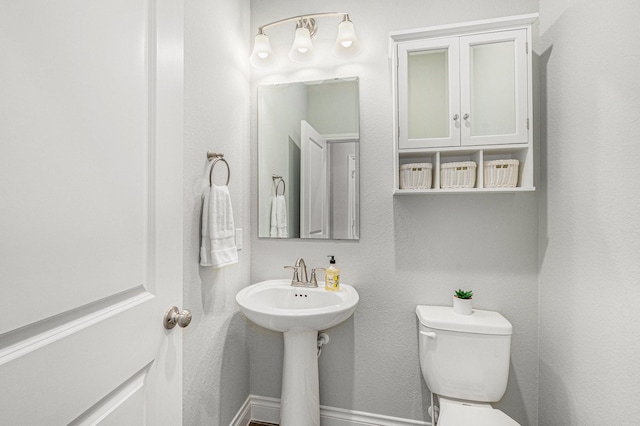 28702 Casen Ranch Ln, Fulshear, TX 77441 - half bath with toilet and a sink
