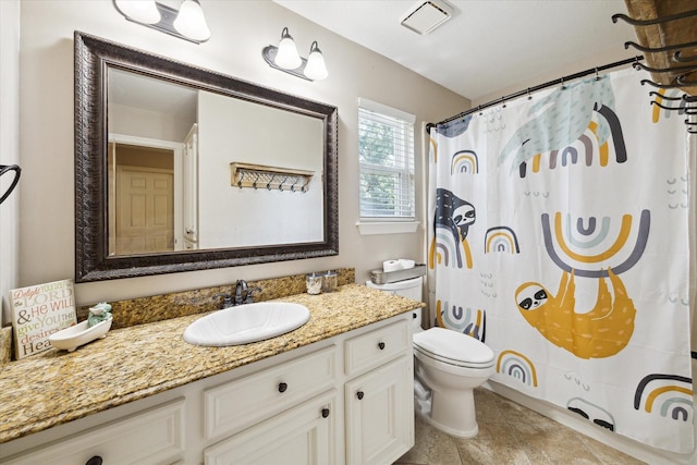 12511 Wealdstone Dr, Tomball, TX 77377 - full bath with vanity, tile patterned flooring, and a shower with shower curtain