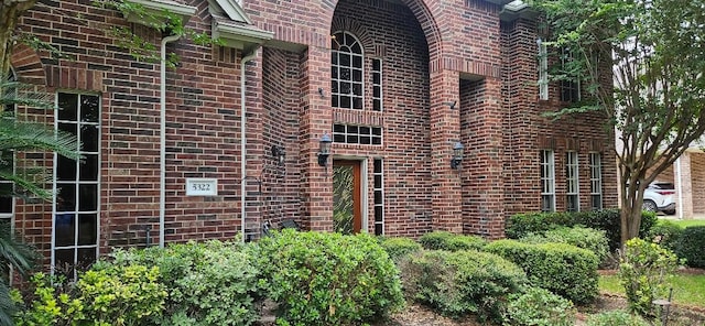 5322 Norborne Ln, Houston, TX 77069 - view of exterior entry with brick siding