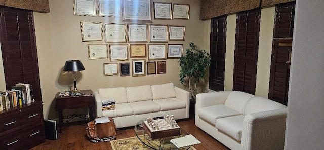 5322 Norborne Ln, Houston, TX 77069 - living room with wood finished floors