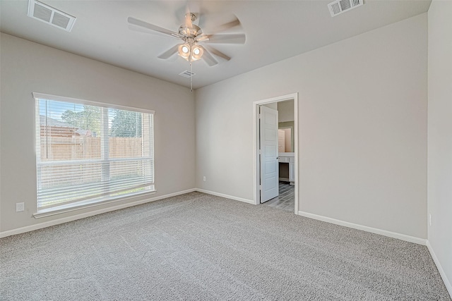 27072 Badger Way, Magnolia, TX 77354 - spare room featuring carpet flooring and a ceiling fan