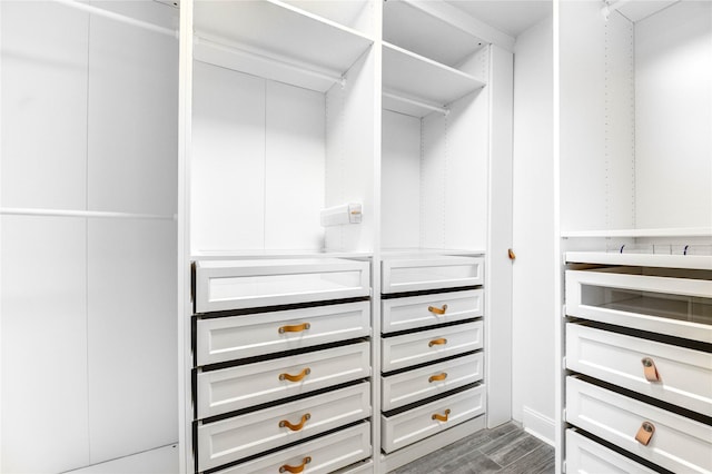 1904 Nursery Rd, The Woodlands, TX 77380 - walk in closet with wood finished floors