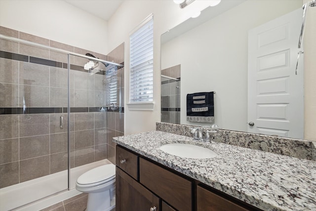 190 Monarch Trl, Sugar Land, TX 77498 - bathroom featuring vanity, plenty of natural light, and a shower stall