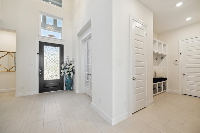190 Monarch Trl, Sugar Land, TX 77498 - entryway featuring recessed lighting and a high ceiling