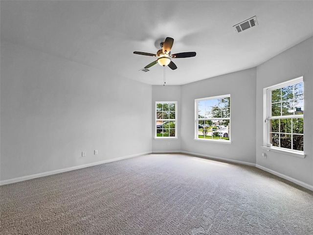 211 Golden Eagle Ct, La Marque, TX 77568 - carpeted spare room featuring plenty of natural light and ceiling fan