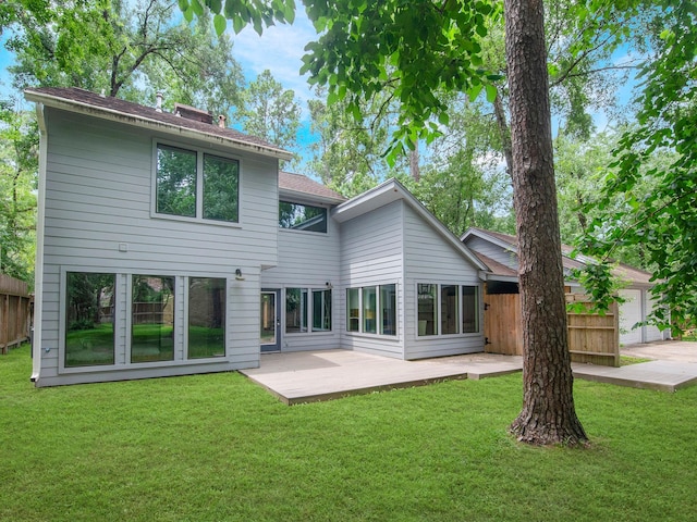 2812 Crossvine, The Woodlands, TX 77380 - rear view of property featuring a wooden deck