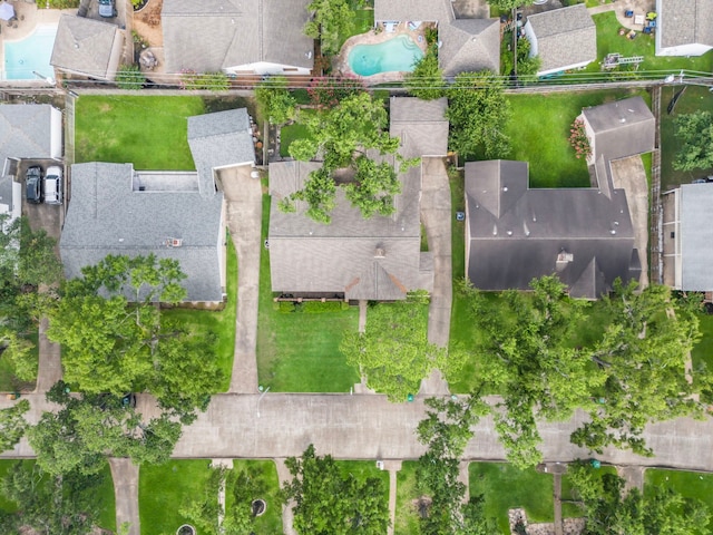 2731 Manila Ln, Houston, TX 77043 - aerial view of a pool