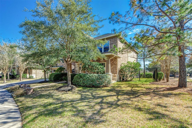 18219 S Austin Shore Dr, Cypress, TX 77433 - obstructed view of property with brick siding