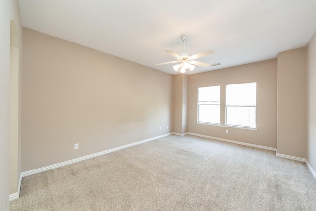 18219 S Austin Shore Dr, Cypress, TX 77433 - empty room featuring carpet floors and a ceiling fan
