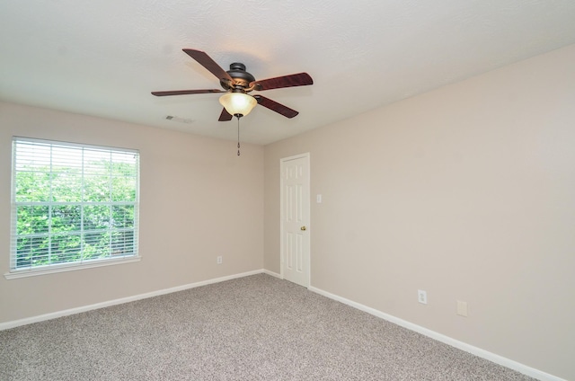 1501 Mulberry Ct, Pearland, TX 77581 - unfurnished room with a ceiling fan and light carpet