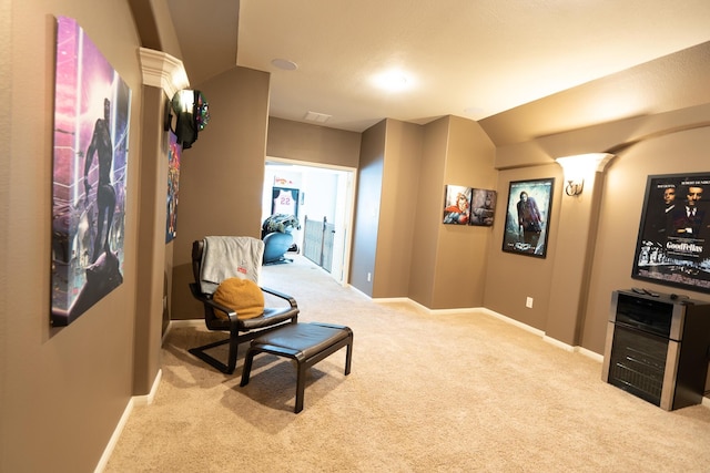 14907 Ashley Creek Ct, Humble, TX 77396 - hall featuring carpet floors and vaulted ceiling