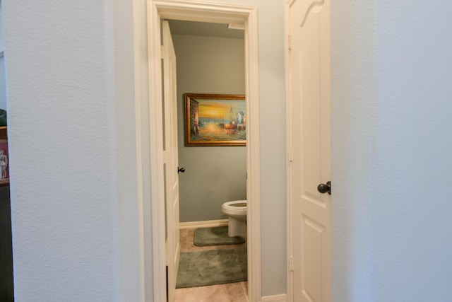 14907 Ashley Creek Ct, Humble, TX 77396 - bathroom featuring toilet and baseboards